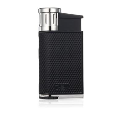 Colibri Evo Single-jet Flame Lighter - Black & Chrome