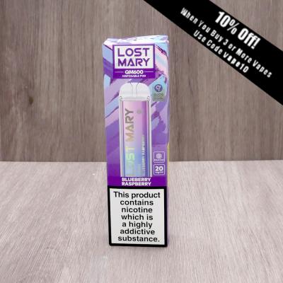 Lost Mary QM600 Disposable Vape Bar - Blueberry Raspberry