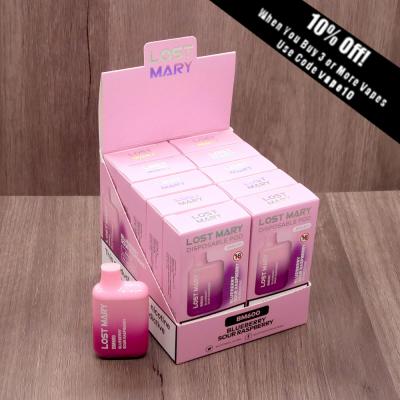 Lost Mary BM600 Disposable Vape Bar - Blueberry Sour Raspberry - 10 Pack