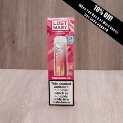 Lost Mary QM600 Disposable Vape Bar - Watermelon Ice - SHORT DATE