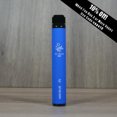 Elf Bar 600 Disposable Vape Bar - Mad Blue