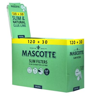 Mascotte Original Slim 6mm Filter Tips (150) 20 Bags