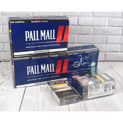 Pall Mall Flow Red Superkings (Previously Red Capsule) - 20 Packs of 20 Cigarettes (400)