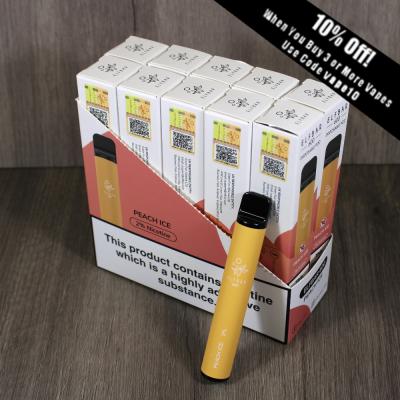 Elf Bar 600 Disposable Vape Bar - Peach Ice - 10 Pack