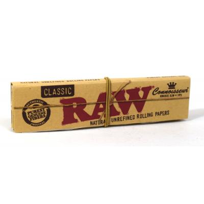 RAW Classic Connoisseur Kingsize Slim Rolling Papers & Tips 1 Pack
