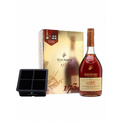 Remy Martin 1738 70cl Bottle & Ice Mould Gift Pack