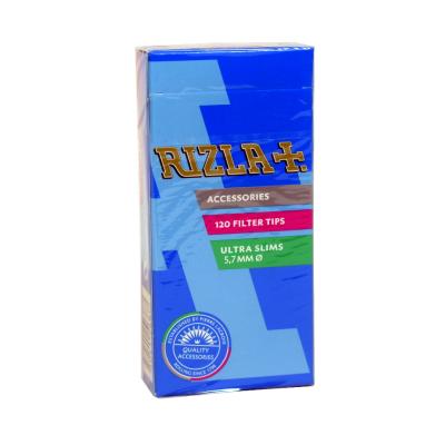 Rizla Extra Slim (Formerly Ultra Slim) Filter Tips (120) 1 Box