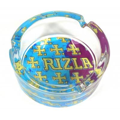 Rizla Large Logo Glass Ashtray