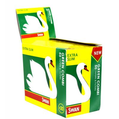 Swan Green Combi Extra Slim 50 Papers & Filters - 20 Packs