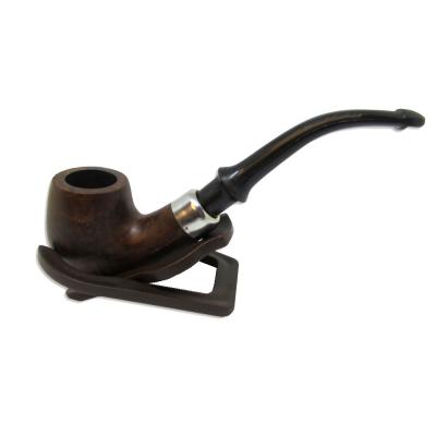 Well Bent Real Briar Smooth Brown Bent P Lip Style Pipe