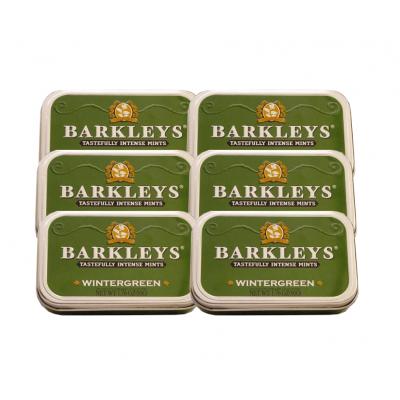 Barkleys Mints - Wintergreen Tin 50g - 6 x 50g (300g)