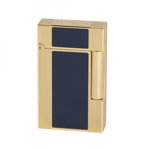 ST Dupont Lighter - Ligne 2 - Windsor Yellow Gold & Blue