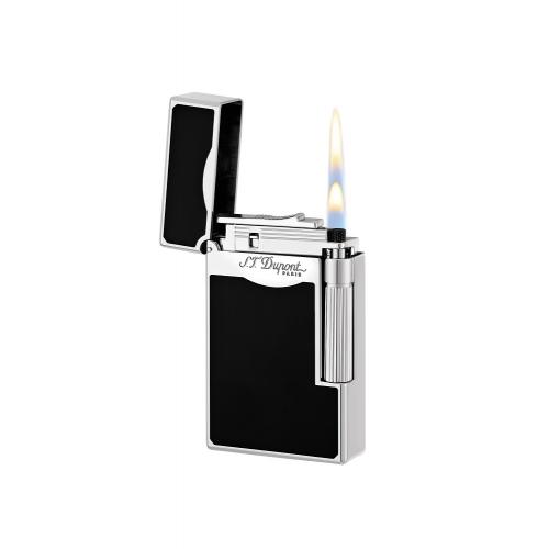ST Dupont Lighter - Le Grand - Black Lacquer & Palladium