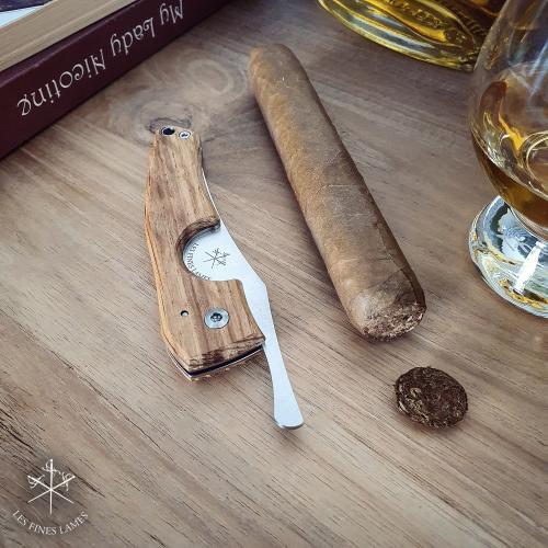 Les Fines Lames Le Petit - The Cigar Pocket Knife - Barrel Series Cognac