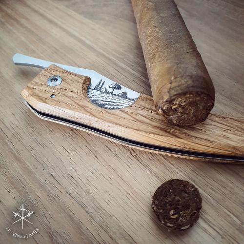 Les Fines Lames Le Petit - The Cigar Pocket Knife - Barrel Series Cognac