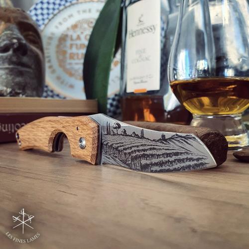 Les Fines Lames Le Petit - The Cigar Pocket Knife - Barrel Series Cognac