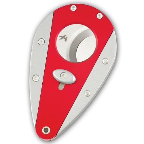 Xikar Cigar Cutter - Twin Colour - Red and Silver