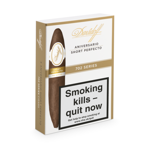 Davidoff 702 Series Aniversario Short Perfecto Cigar - Pack of 4