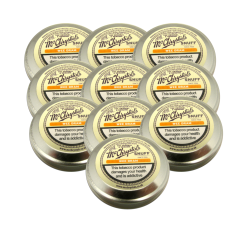 McChrystal\'s Wee Dram Snuff - Mini Tin - 10 x 3.5g