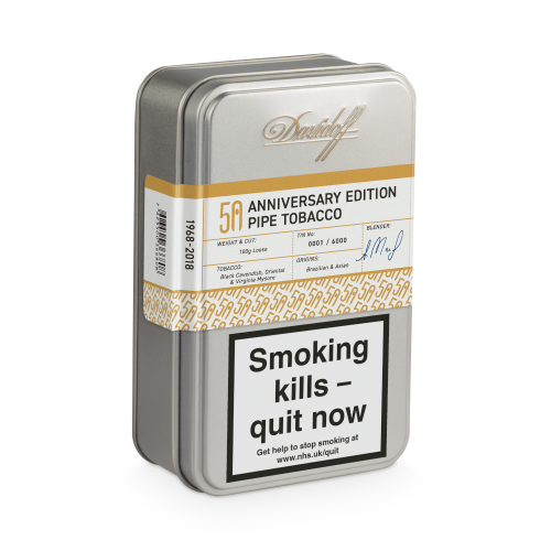 Davidoff Limited Edition 50 Years 50th Pipe Tobacco 100g Tin