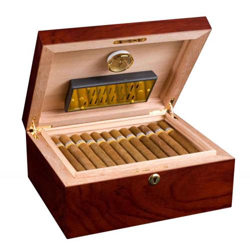 Adorini Triest Medium Deluxe Cigar Humidor - 75 Cigar Capacity (AD037)