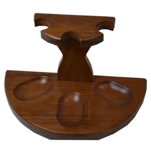 Pipe Rest Teakwood - 3 Pipes