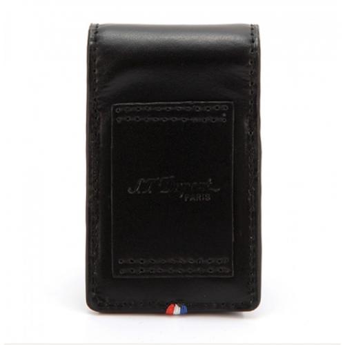 ST Dupont Line D Leather Lighter Case - Black