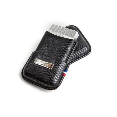 ST Dupont Leather Lighter Case for Gatsby & Ligne 2 - Black