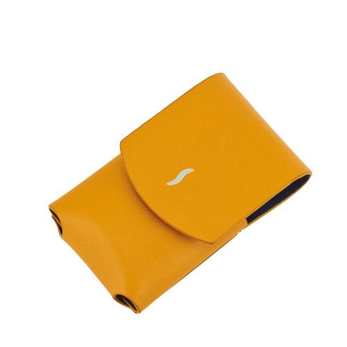 ST Dupont Minijet Leather Lighter Case - Yellow