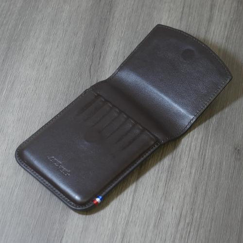 ST Dupont Atelier CL Leather Cigarillo Case - Brown