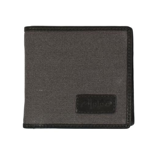Zippo Canvas Wallet With Coin Compartment - Grey