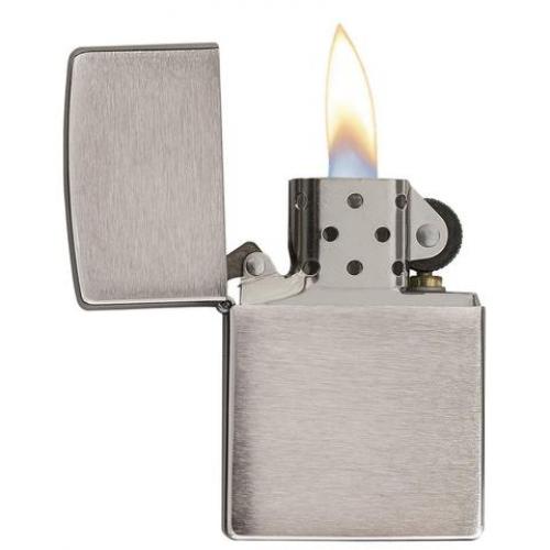 Zippo - Brushed Chrome Regular - Windproof Lighter