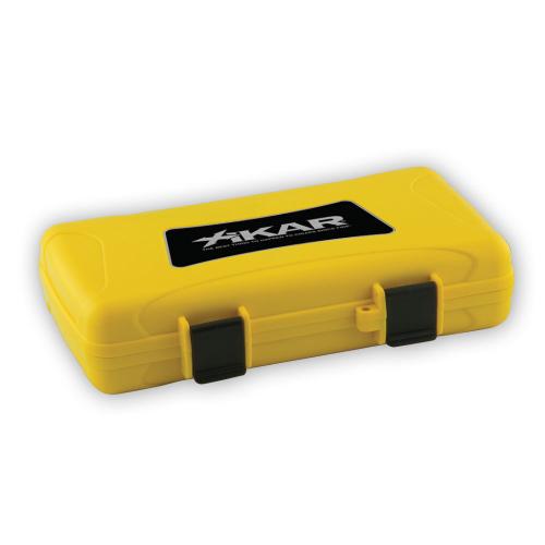 Xikar Travel Waterproof Case Yellow - 5 Cigar Capacity