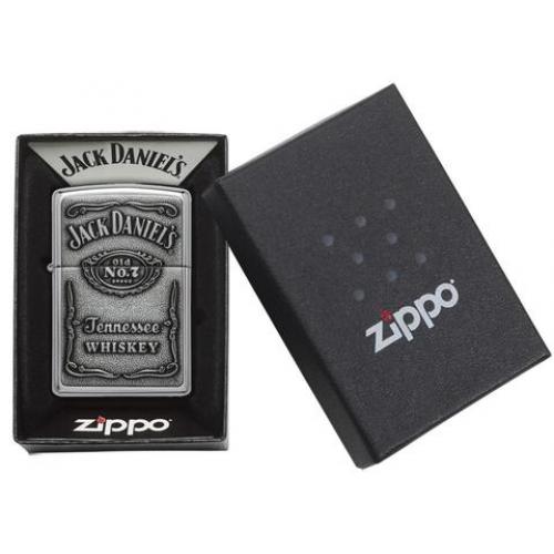 Zippo - Jack Daniels Pewter Emblem - Windproof Lighter