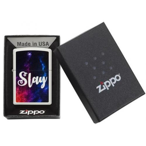 Zippo - Matte White Slay - Windproof Lighter