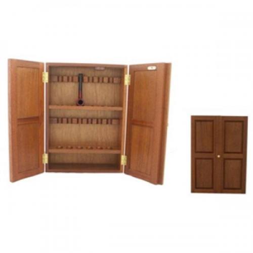 English Made Pipe Cabinet - Holds 12 Pipes