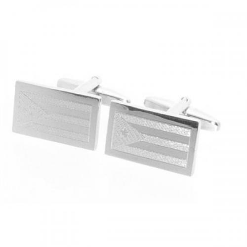 Cuban Flag Engraved Cufflinks