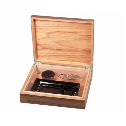 Brown Humidor Beginners Set - 25 Cigar Capacity