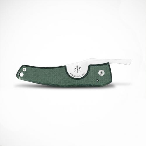 Les Fines Lames Le Petit - The Cigar Pocket Knife - Micarta Green (End of Line)