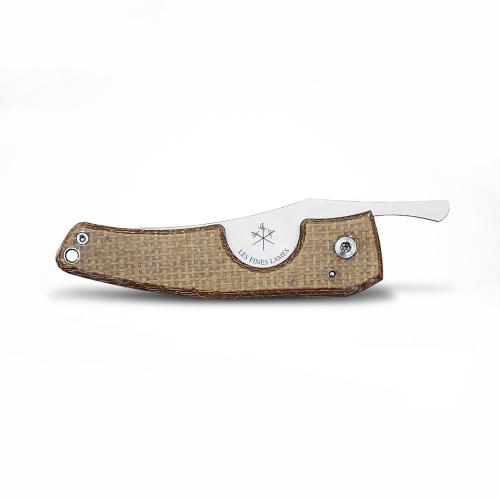 Les Fines Lames Le Petit - The Cigar Pocket Knife - Micarta Caramel (End of Line)