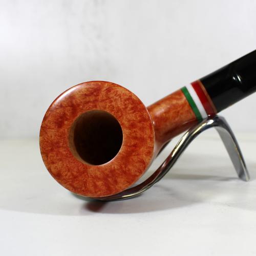 Tommaso Spanu Briar F2 Tricolour Straight Fishtail Pipe (ART304)