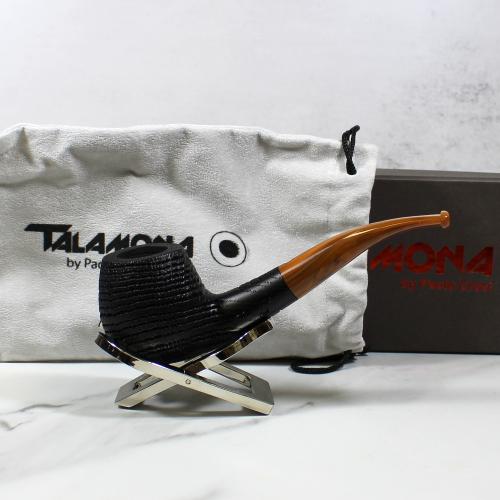 Talamona Bog Oak Fishtail Pipe (ART345)