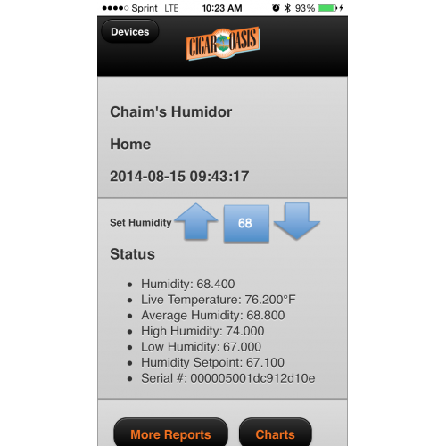 Cigar Oasis Smart Humidor WiFi Attachment Module