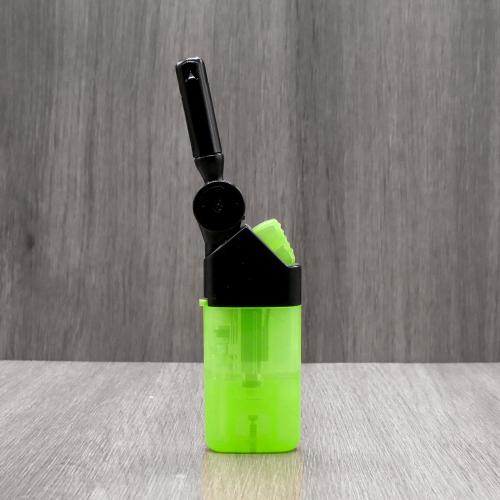 Atomic Transparent Colours Candle Turbo Lighter - Lime Green