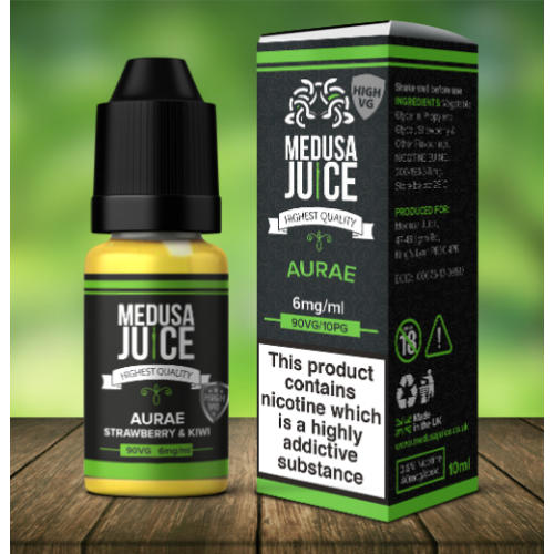 Medusa Juice Strawberry & Kiwi Vape E-Liquid - 6mg 10ml