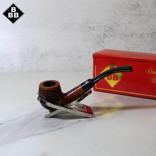 BBB Lightweight Carved Metal Filter Briar Fishtail Pipe (BBB186)