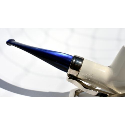 BigBen Phantom 410 White 9mm Filter Blue Stem Fishtail Pipe (BIG11)