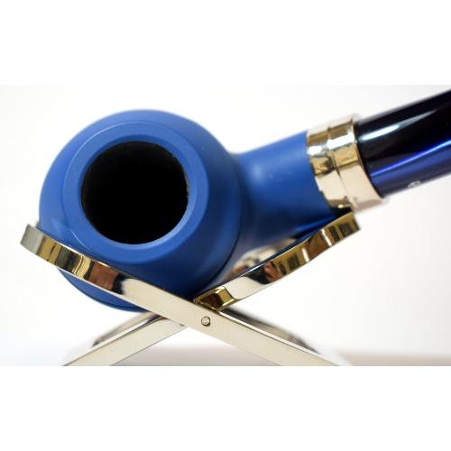 BigBen Phantom 427 Matte Blue Blue Stem 9mm Filter Fishtail Pipe (BIG42)