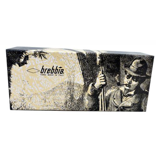 Brebbia Oom Paul Rustica 9mm Filter Fishtail Pipe (ART394)