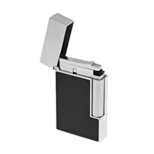 ST Dupont Lighter - Ligne 2 Micro - Black Lacquer Palladium